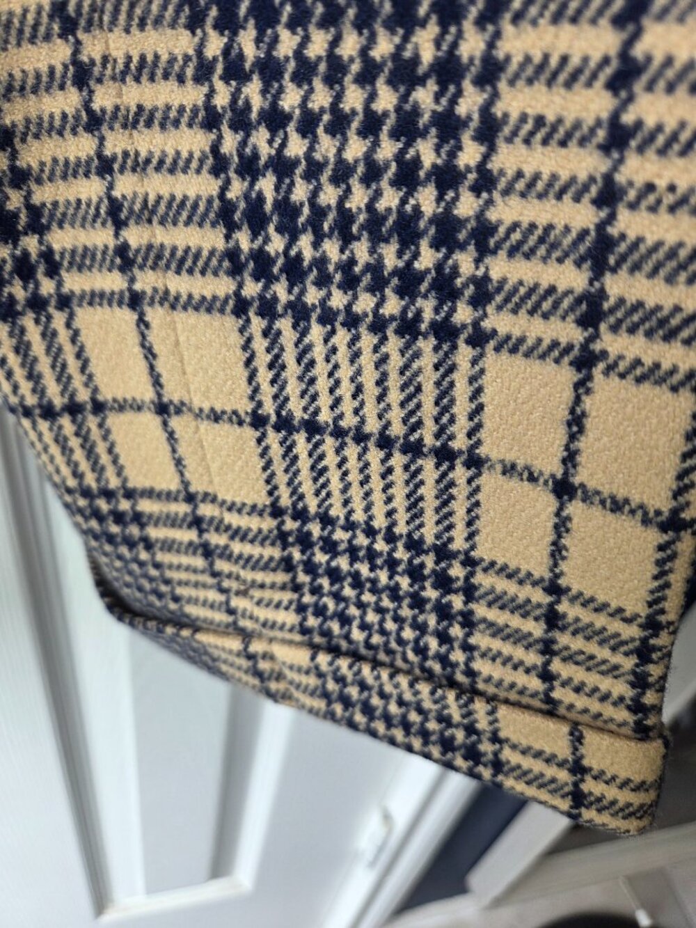 Vintage Men's Wool Camel Navy Trousers 40" x 28" Italy - Picture 2 of 8
